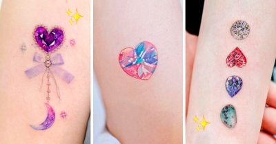15 Tatuajes de cristales tan bonitos que no creerás que son reales
