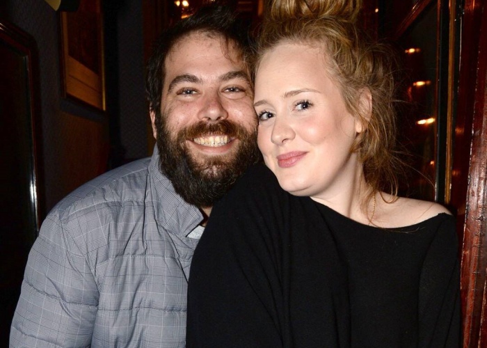 Adele y Simon Konecki