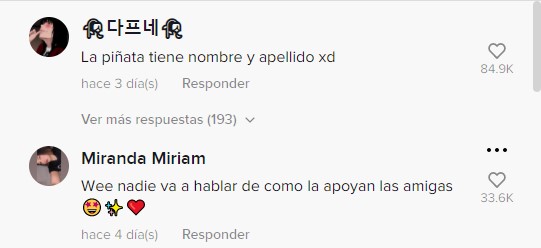 Comentarios sobre amigas golpeando una piñata