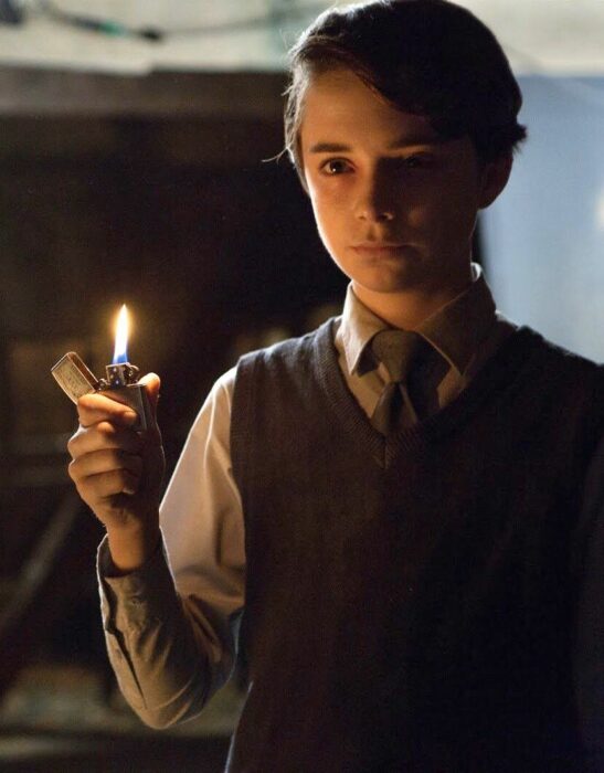 Lucas Jade Zumann en su papel en la película Siniestro 2