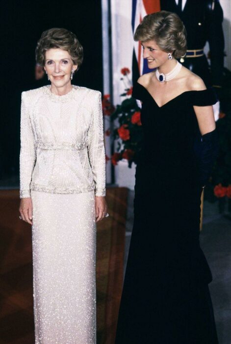 Lady Di and Nancy Reagan 