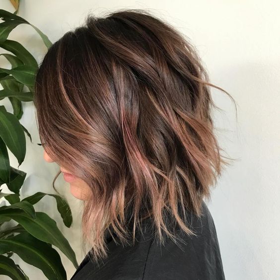 copper effect; 15 Ideas to dye your hair in Bob cut and look fashionista