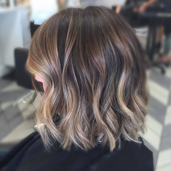 mushroom effect; 15 Ideas to dye your hair in Bob cut and look fashionista