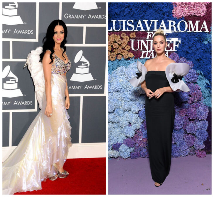 evolución de estilo de katy perry