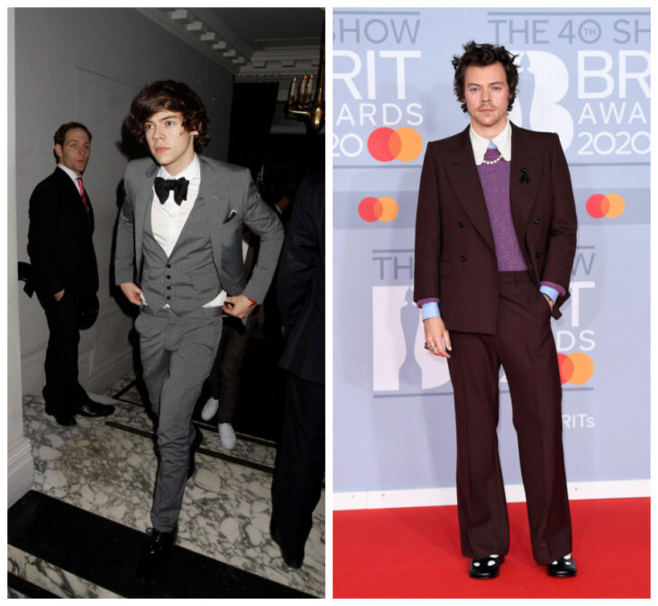 evolución de estilo de harry styles