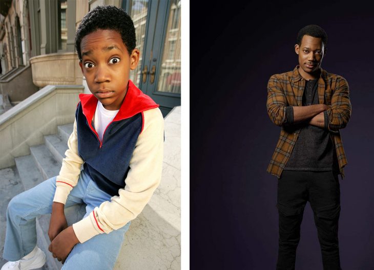 Actor Tyler James Williams de niño vs adulto