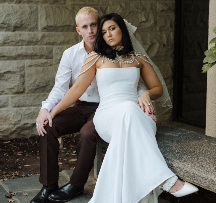 Bride surprises her groom by getting a haircut at their wedding