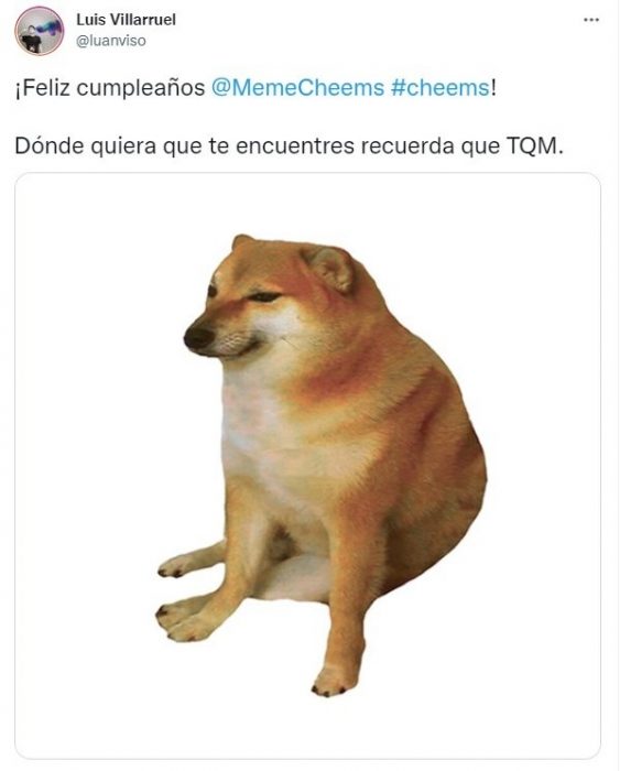 Tuit ;el cumpleaños del perrito Cheems