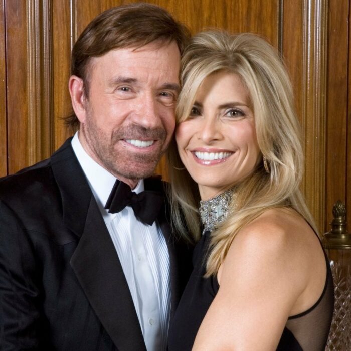 Chuck Norris y su esposa Gena O’Kelley 