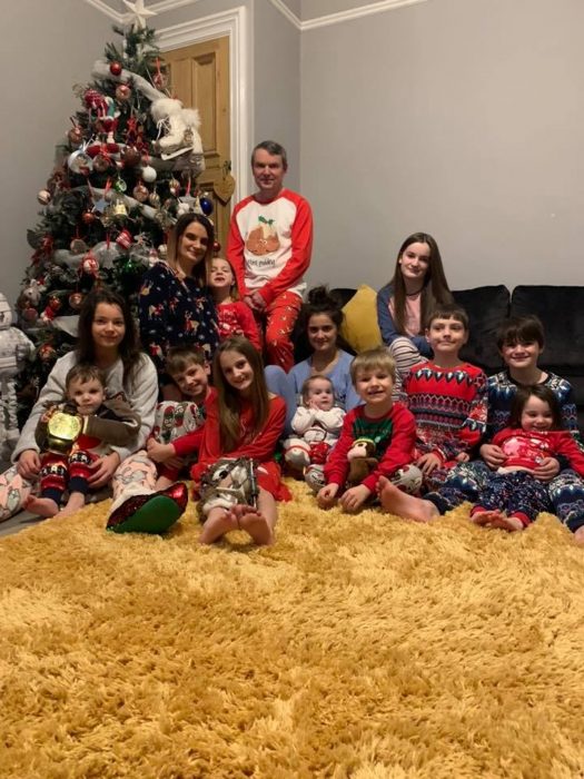 familia en Gran Bretaña con 22 hijos