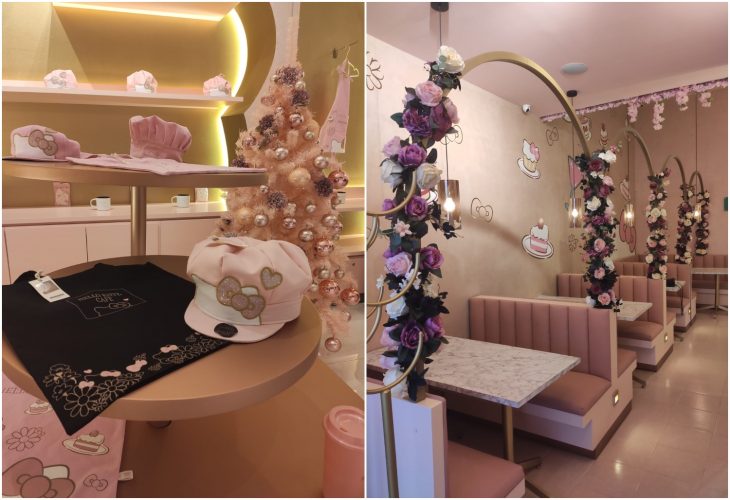 decoración; ¡Por fin! La cafetería de Hello Kitty abre sus puerta en México