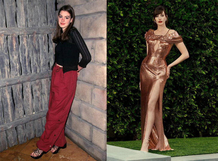 Evolución de estilo de Anne Hathaway 