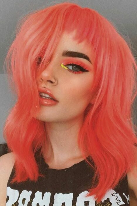 hot pink hair ; Ideas for neon hair