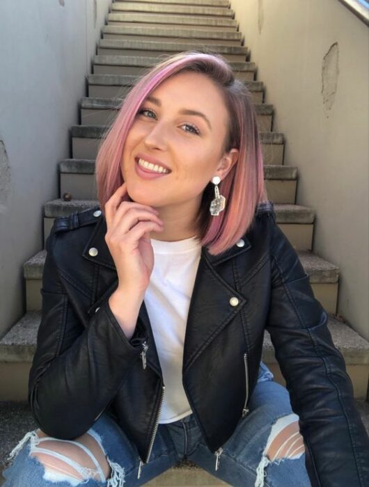 pastel pink hair ;Neon hair ideas