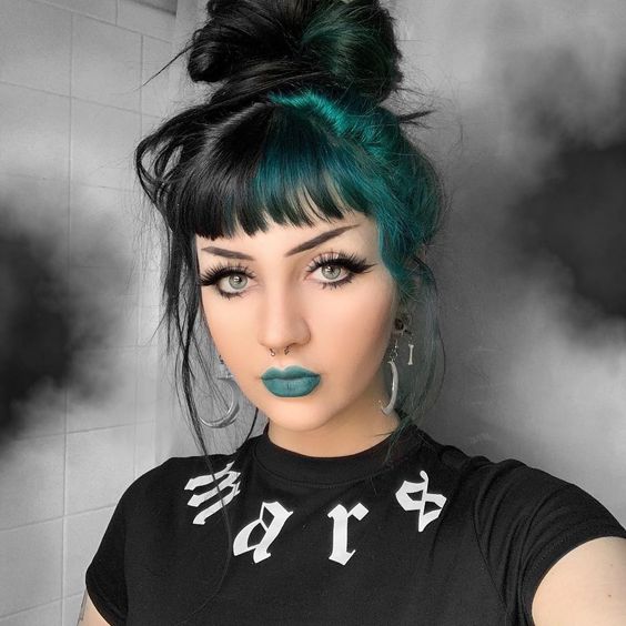 green hair; ideas for neon hair