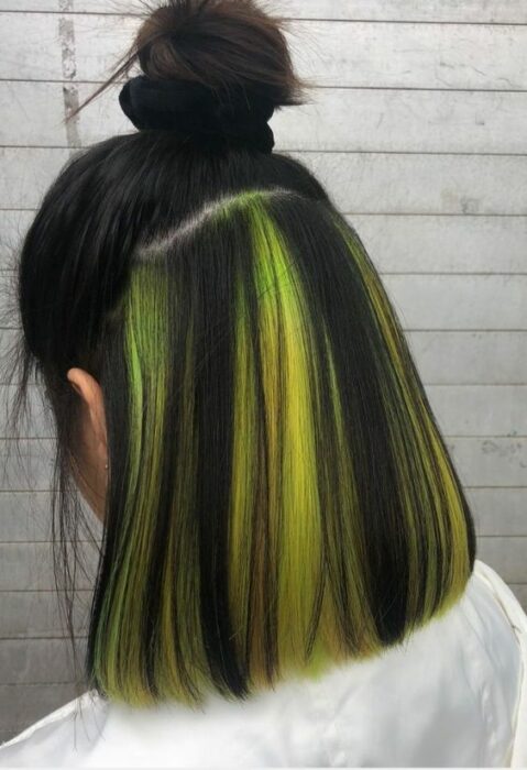 yellow hair ;Neon hair ideas