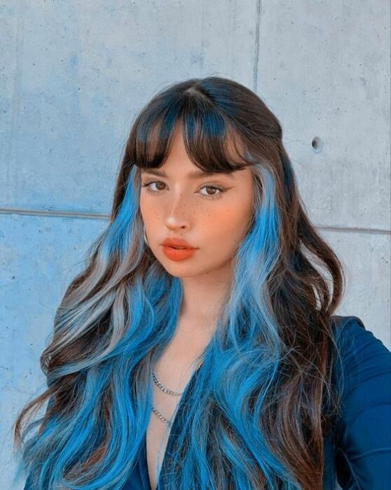 blue hair ;Neon hair ideas