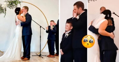 “Seré la mejor para ti”: Novia le da un emotivo mensaje a su hijastro en sus votos matrimoniales