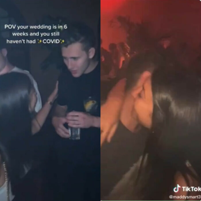 chica de fiesta; Novia intenta infectarse de covid-19 para que el virus “no arruine su boda”