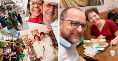 Esposos llevan 40 años juntos y siguen teniendo citas los viernes en diferentes cafeterías