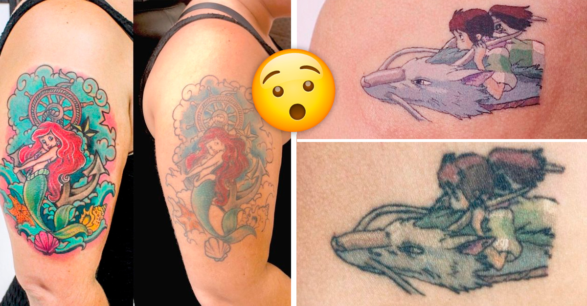 14 Tatuajes en el día en que se hicieron vs. actualmente