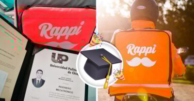 Joven logra titularse gracias al dinero que ganó trabajando como repartidor