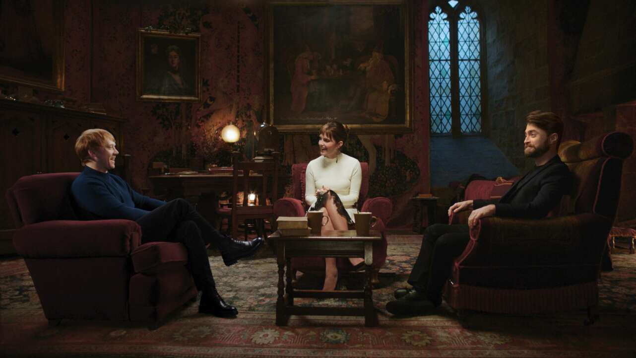 Emma Watson, Daniel Radcliffe, Rupert Grint reunión 20 aniversario Harry Potter 