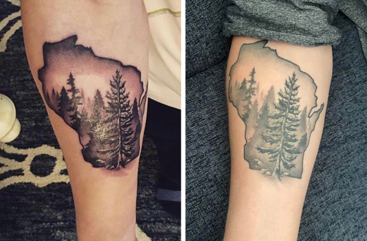 Bosque ;14 Tatuajes en el día en que se hicieron vs actualmente