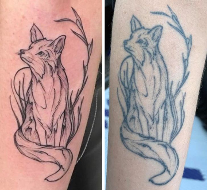 Lobo ;14 Tatuajes en el día en que se hicieron vs actualmente