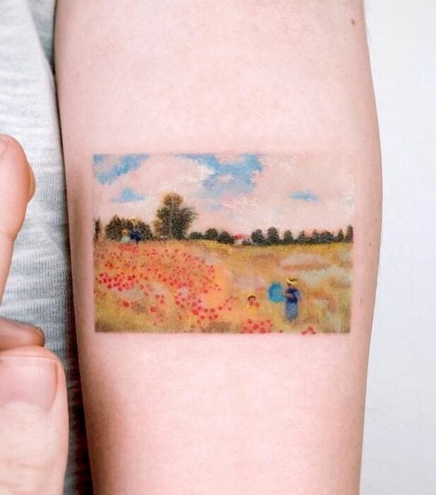 Tatuajes inspirados en obras de arte de pintores famosos 