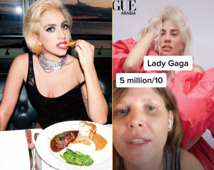 Lady Gaga ;Tiktoker que trabajó en restaurantes califica a los famosos que atendió