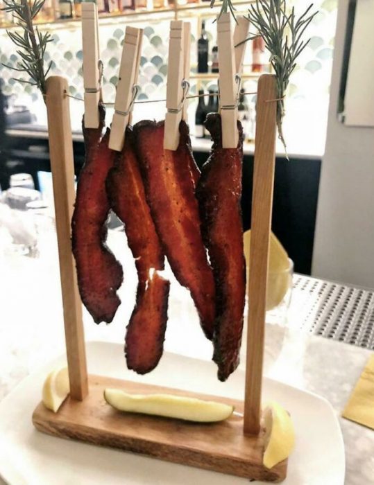 Bacon; 19 Food Presentations That Will Leave You Hungry But Make You Laugh