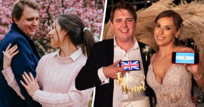 Después de estar 10 años en una relación a distancia por Internet ¡Al fin se conocieron y se casaron!