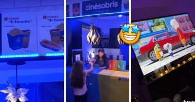 ¡La mejor tía del mundo! Chica recrea un cine en su casa para invitar a sus 6 sobrinos