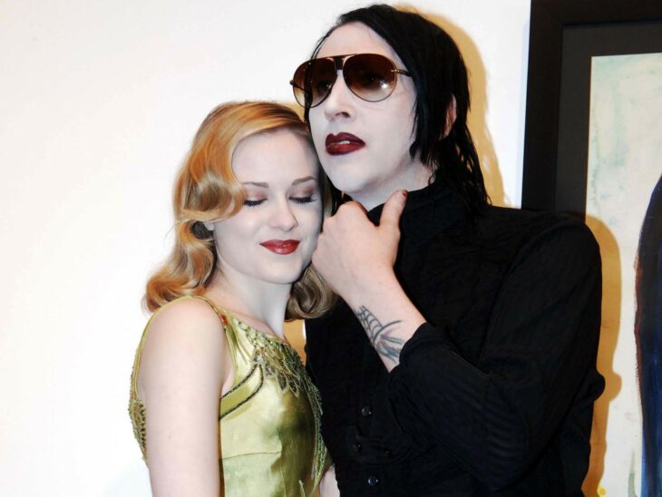 Evan Rachel Wood y Marilyn Manson