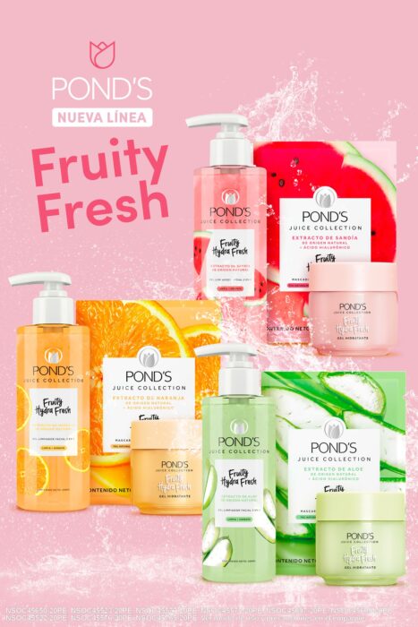 línea Fruity Hydra Fresh de Pond's