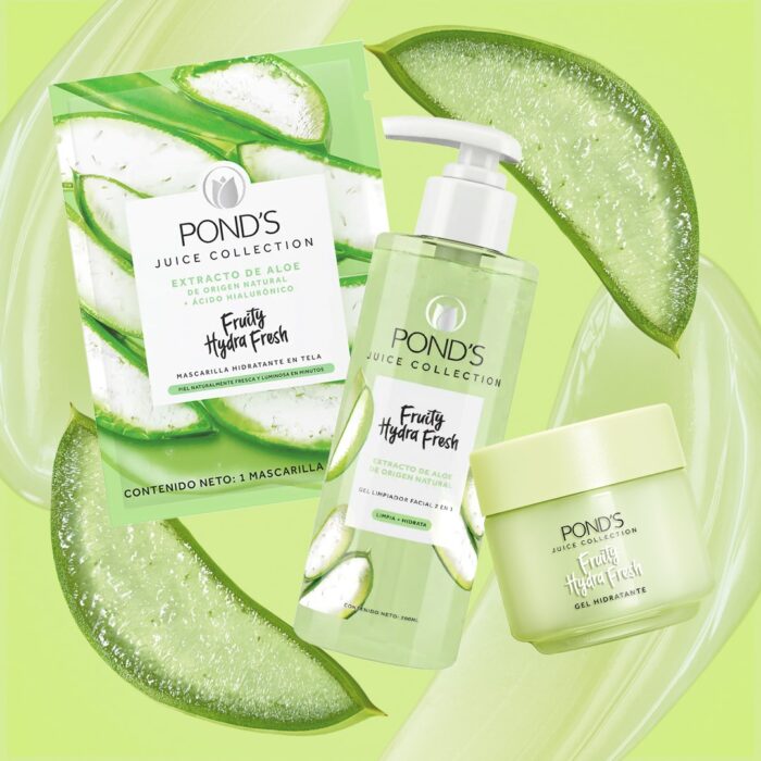 línea Fruity Hydra Fresh de Pond's. Aloe