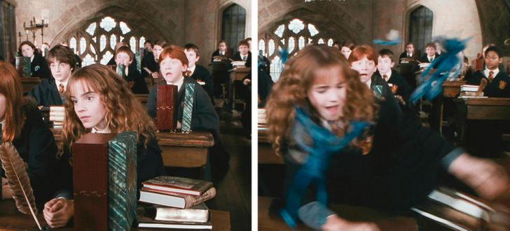 Hermione screaming ;13 Details of Harry Potter that only a muggle has not noticed 