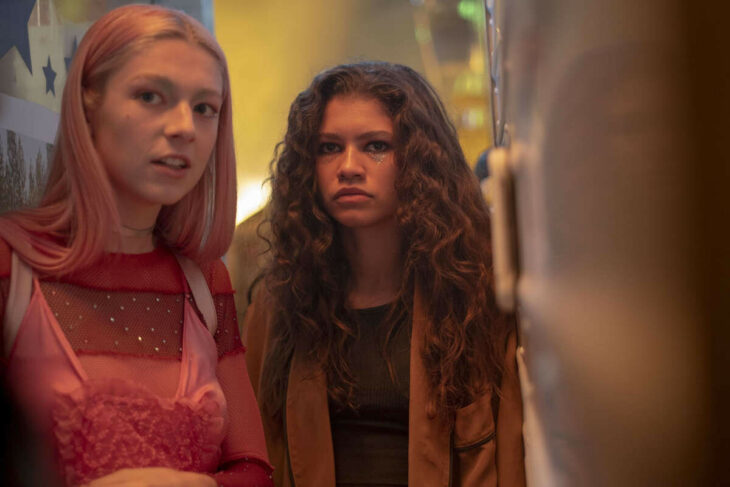 still de zendaya y hunter schafer en euphoria