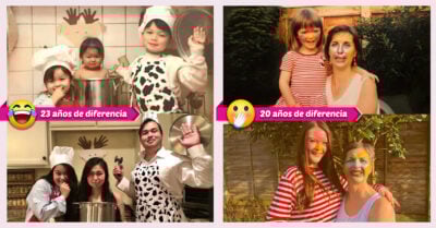 ¡Nostalgia mil! 14 Personas que recrearon sus fotos antiguas y nos hacen suspirar