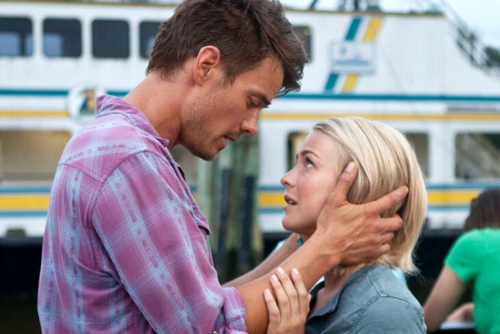 Josh Duhamel y Julianne Hough en Safe Heaven