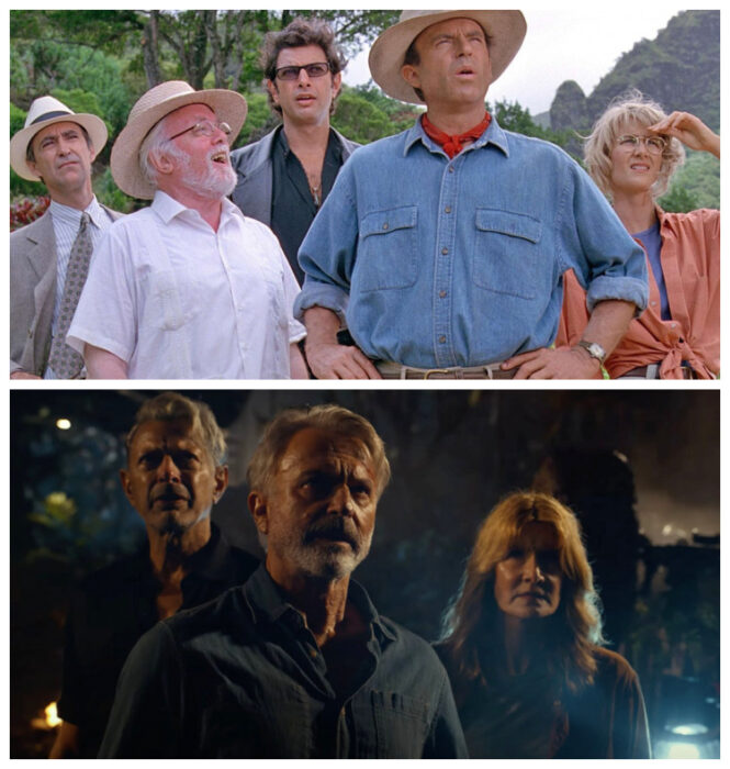 regreso de cast original de jurassic park 