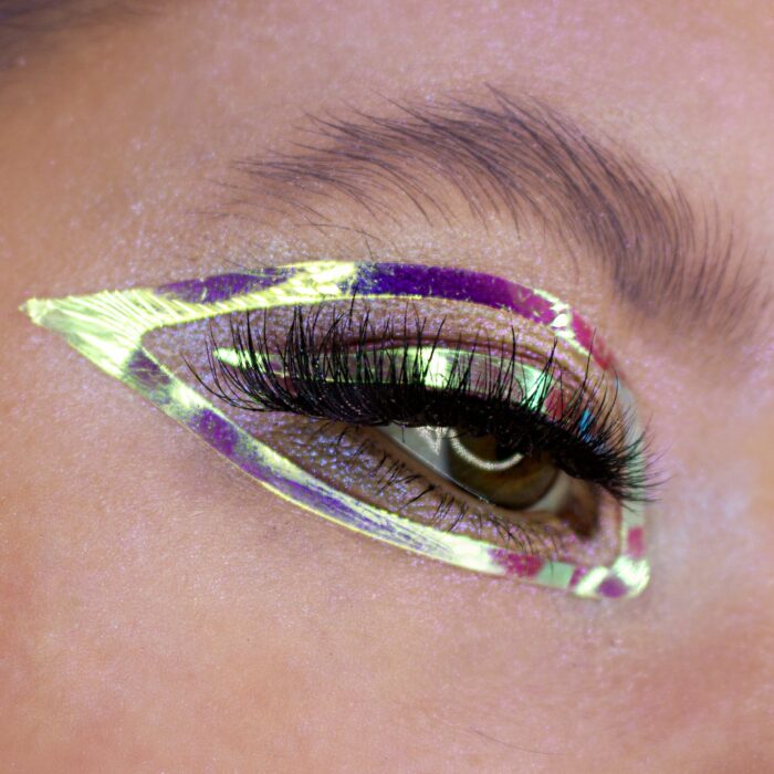 holographic stickers for eyeliner that stands out