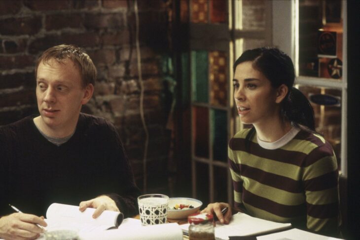 Mike White y Sarah Silverman en School of Rock 