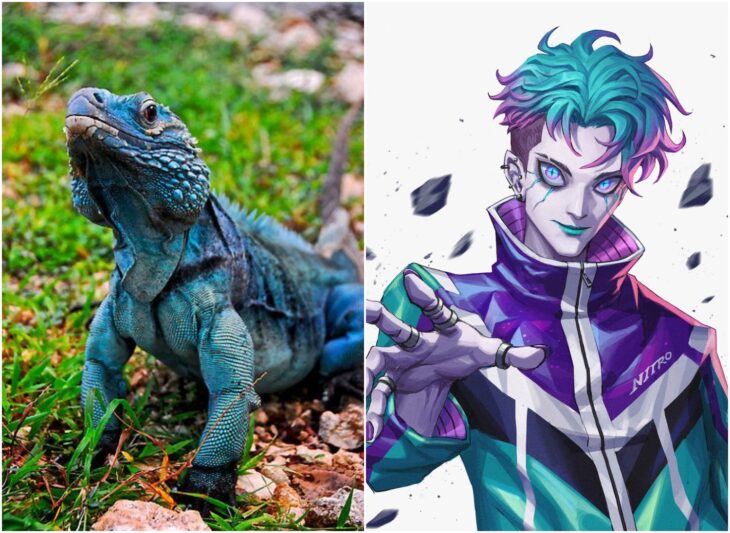 Camaleón ;Artista transforma animales en personajes de anime y merecen su propio cómic 