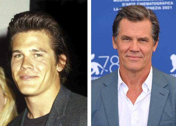 fotos del actor Josh Brolin a sus inicios vs ahora