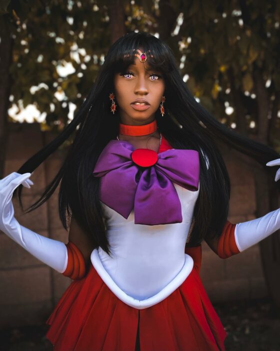 Sailor Mars ;Create beautiful cosplay of the Sailor Scouts and the result is divine 