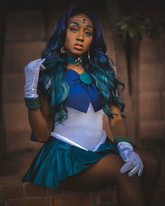 Sailor Neptune; Create beautiful cosplay of the Sailor Scouts and the result is divine 