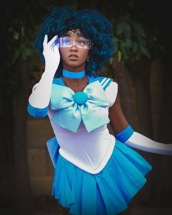 Sailor Mercury ;Create beautiful cosplay of the Sailor Scouts and the result is divine 