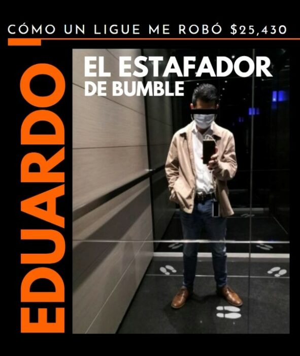 imagen de Eduardo el estafador de Bumble 